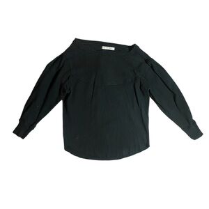 We The Free Ribbed Black Top